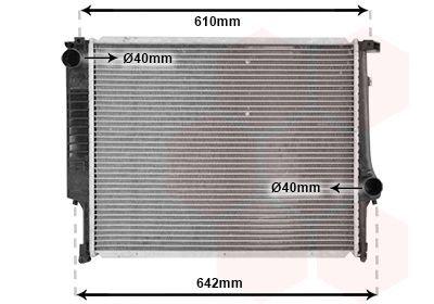 VAN WEZEL Radiators, Motora dzesēšanas sistēma 06002096